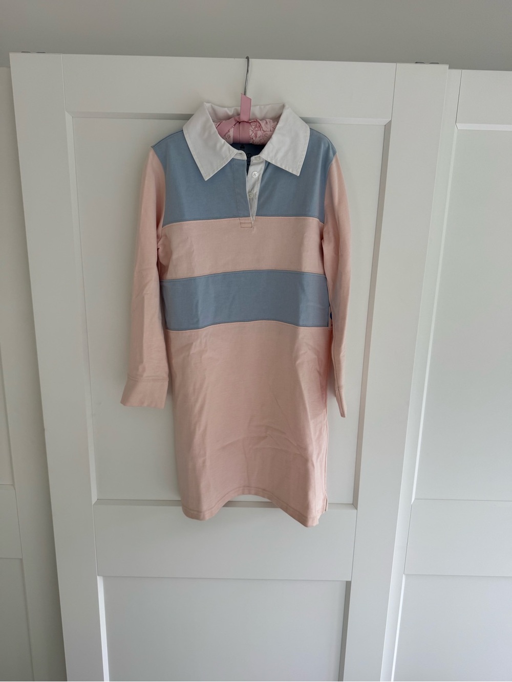 Classic Prep Pink and Light Blue Soft Cotton Tote NWT Sz 14